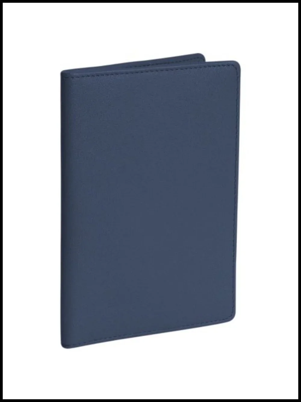 Genuine Leather RFID Blocking Passport Holder Travel Document Organizer